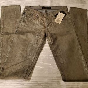 NWT Rock & Republic Coated Denim Jeans